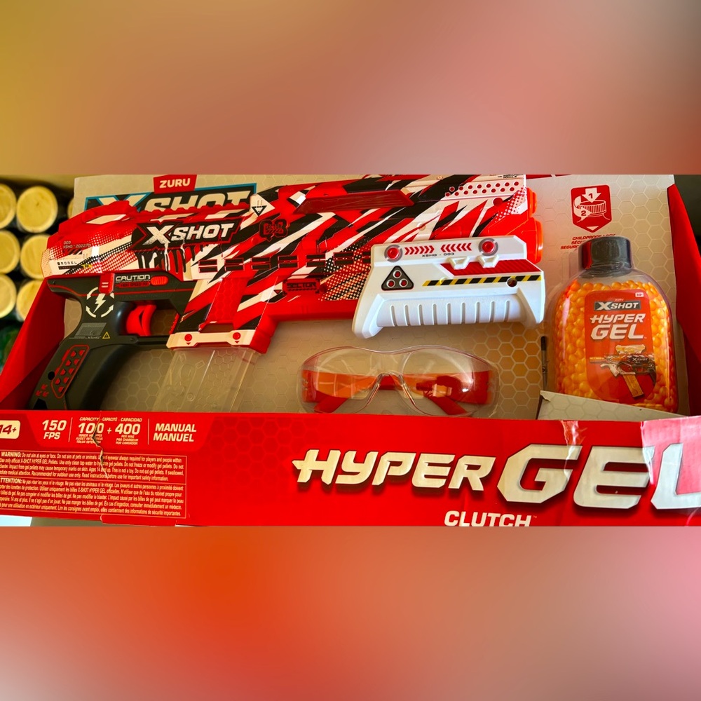 Zuru X-Shot Hyper Gel HPG-700 Large Blaster 20,000 Hyper Gel Beads Rechargeable